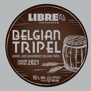 Belgian Tripel Barrel Aged Aguardiente
